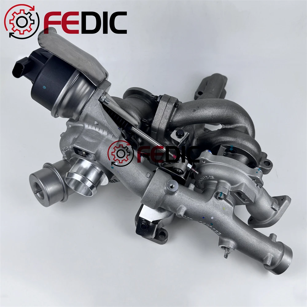 R2S 10009880098 10009880099 10009880067 Turbo charger for VW Transporter Multivan 2.0 BiTD 132 Kw 180 HP CFCA Twin Turbocharger