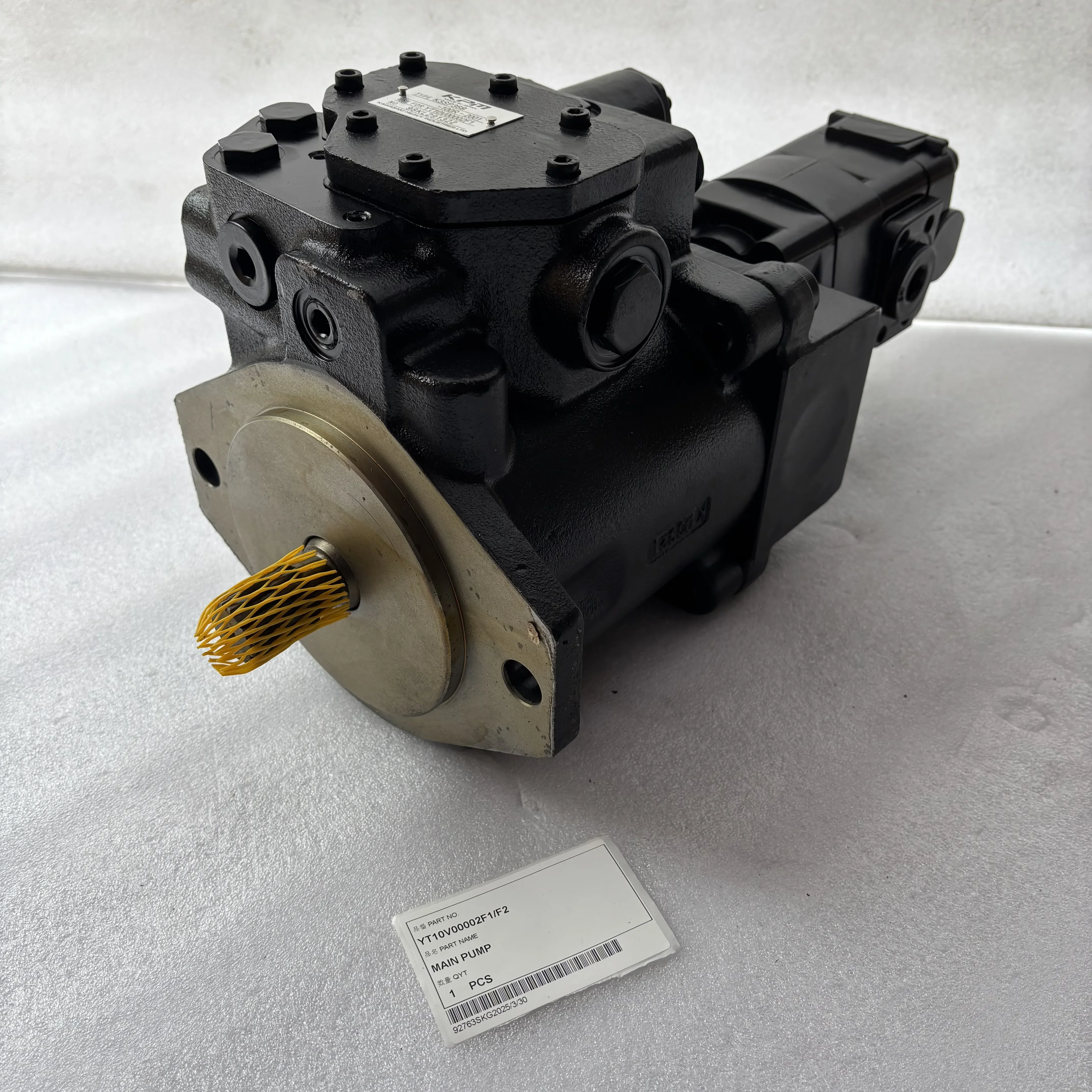 스파클링 머시너리 SK80CS-1E 80MSR-1E YT10V00002F1 YT10V00002F2 YT10V00003F2 YT10V00005F1 K3SP36B 유압 펌프 어셈블리 53.6KG