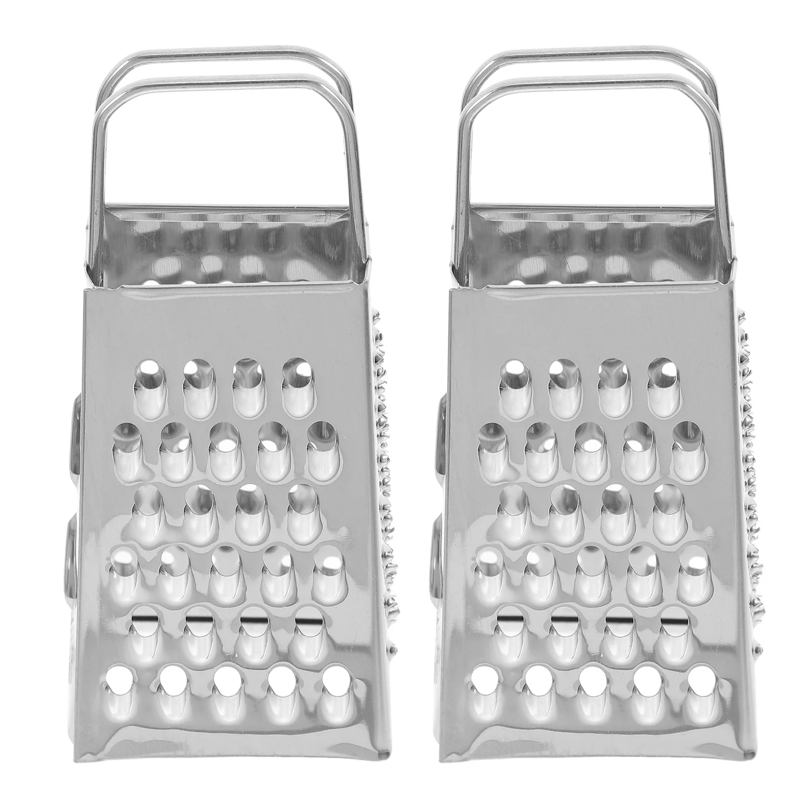 

2pcs Mini Grater Stainless Steel Handheld Small Shredder For Cheese Garlic Vegetables Multifunctional Kitchen Tool Lemon Zester
