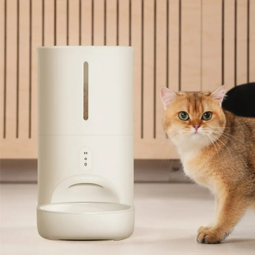 

2026 Factory New Arrival Smart 2.4G WiFi APP Indoor Pet Feeder Automatic Dog & Cat Food Dispenser for Small Animals