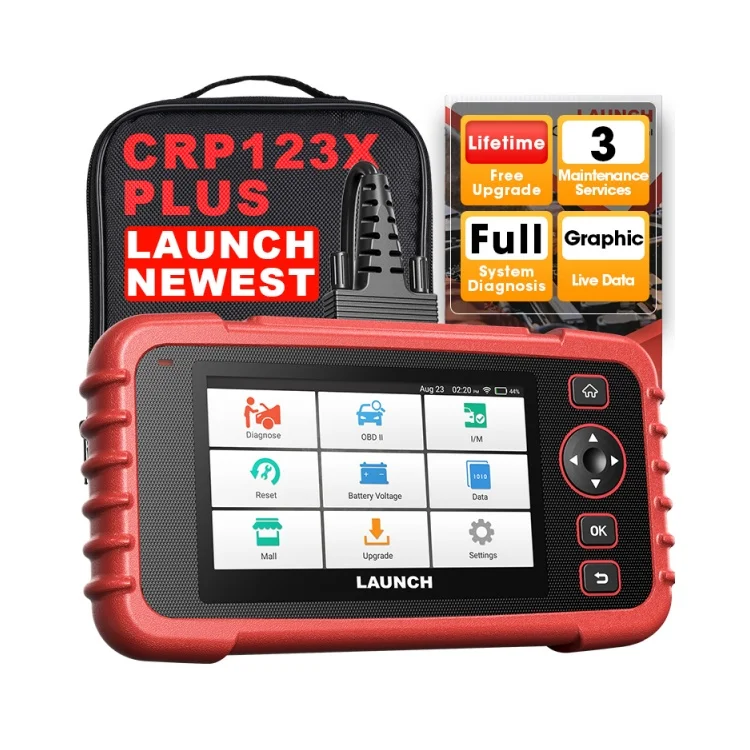 Launch Authorized Shop Crp123x PLUS Free Lifetime Upgrade Obd2 Code Reader Engine Crp123e Crp123 2.0 Diagnostic Tools Scanner