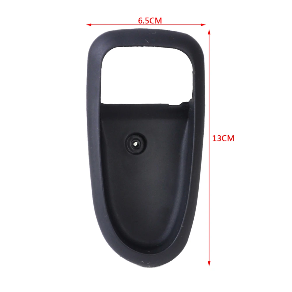 Embellecedor de manija de puerta Interior de coche, marco de bisel de plástico negro, apto para Hyundai Elantra 2001-2006, Avante XD 00-06