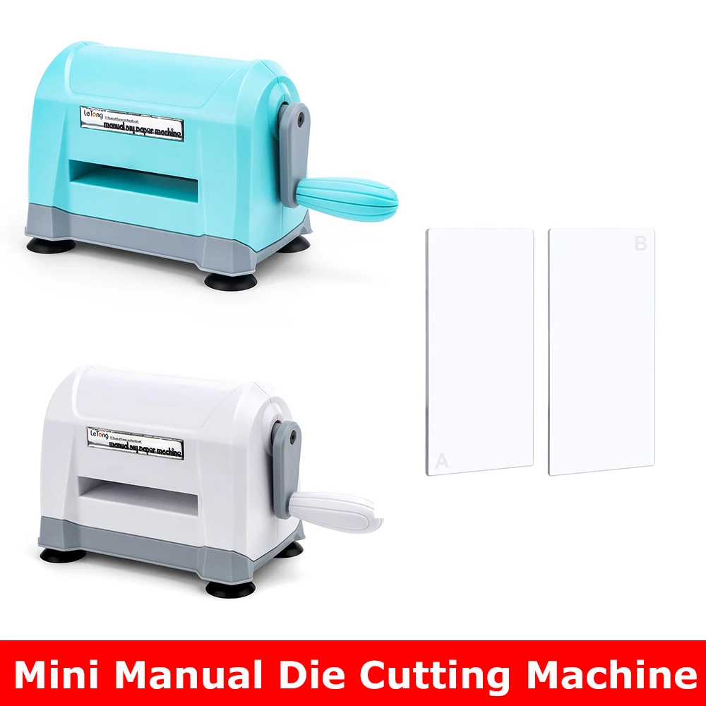 

2024 New Mini Manual Die Cutting Machine with Cutting Plates for Diy Scrapbooking Paper Cards Making Portable Embossing Machine