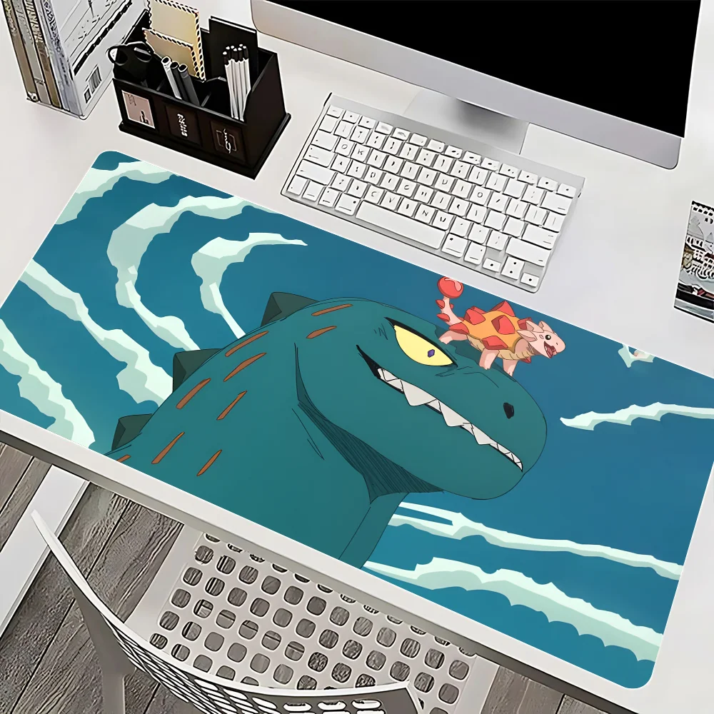 

New Anime Omae Umasou Da Na Pu Leather Mousepad Cute Office Desktop High Value Non-slip Mouse Pad Large Size Computer Tablecloth