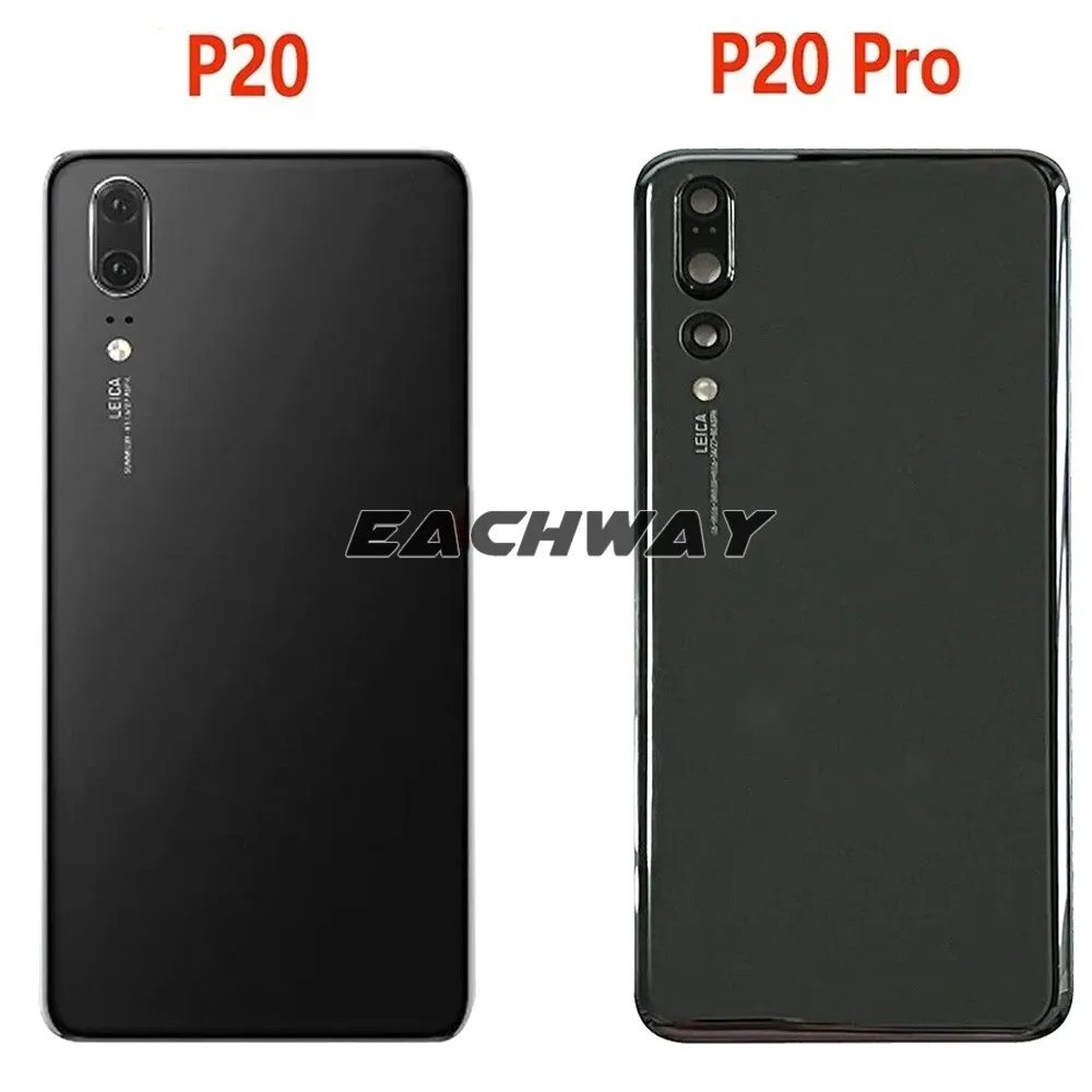 Back Glass For Huawei P20 Pro Battery Cover with Camera Lens Rear Housing Door Case For Huawei P20 Battery Cover