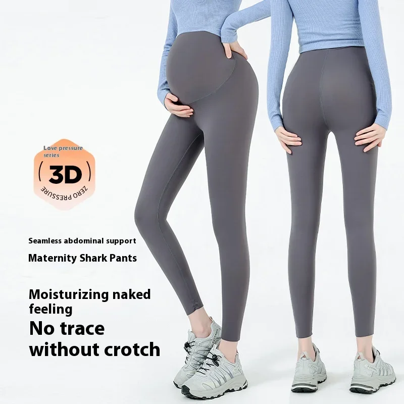 

Spring and Autumn New Maternity Jeans Maternity Casual Pants Big Size Wide Leg Jeans Maternity Stretch Straight Nine Pants