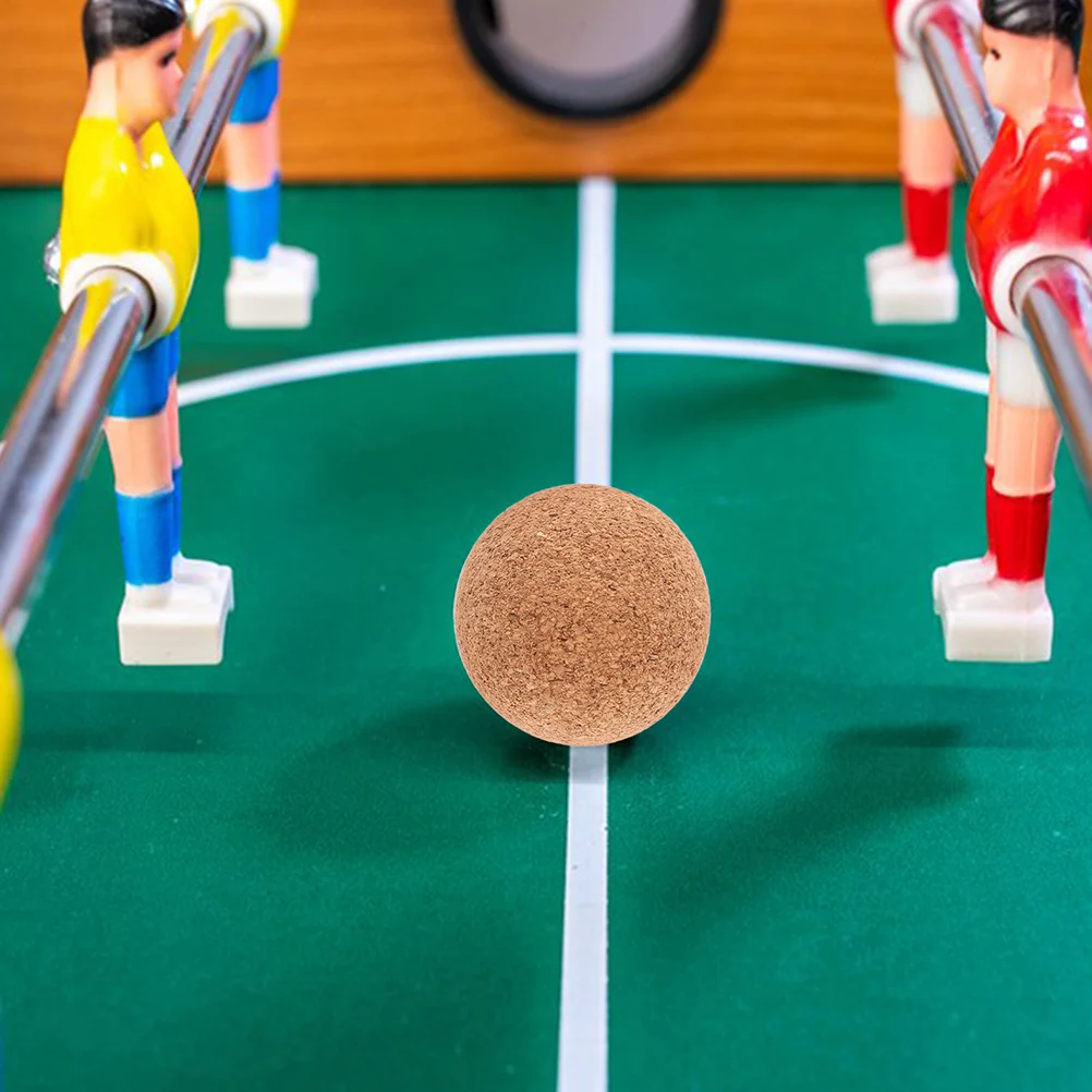 2 Pcs Foosball 공 실내 게임에 대 한 나무 축구 교체 부품 부드러운 제어 미니 축구 테이블 액세서리