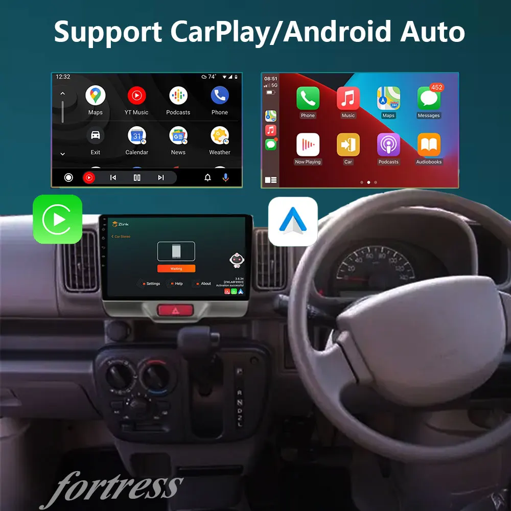 Android 13 Carplay Auto For SUZUKI Every Wagon 2015 Car Multimedia Video Player GPS Radio 360 Camera Stereo 4G WIFI Navigation