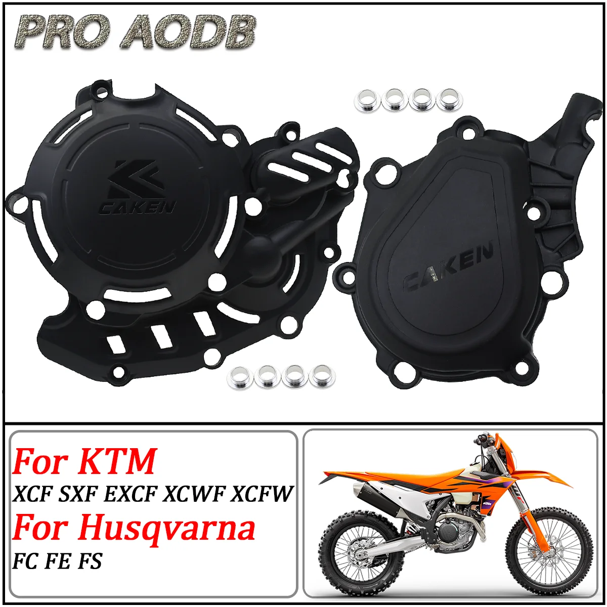 

Motorcycle Clutch Cover Ignition Protector Guard For KTM EXC-F SX-F XCF -W XW-F 450 500 For GAS GAS EC EX MC For HUSQVARNA FC FE