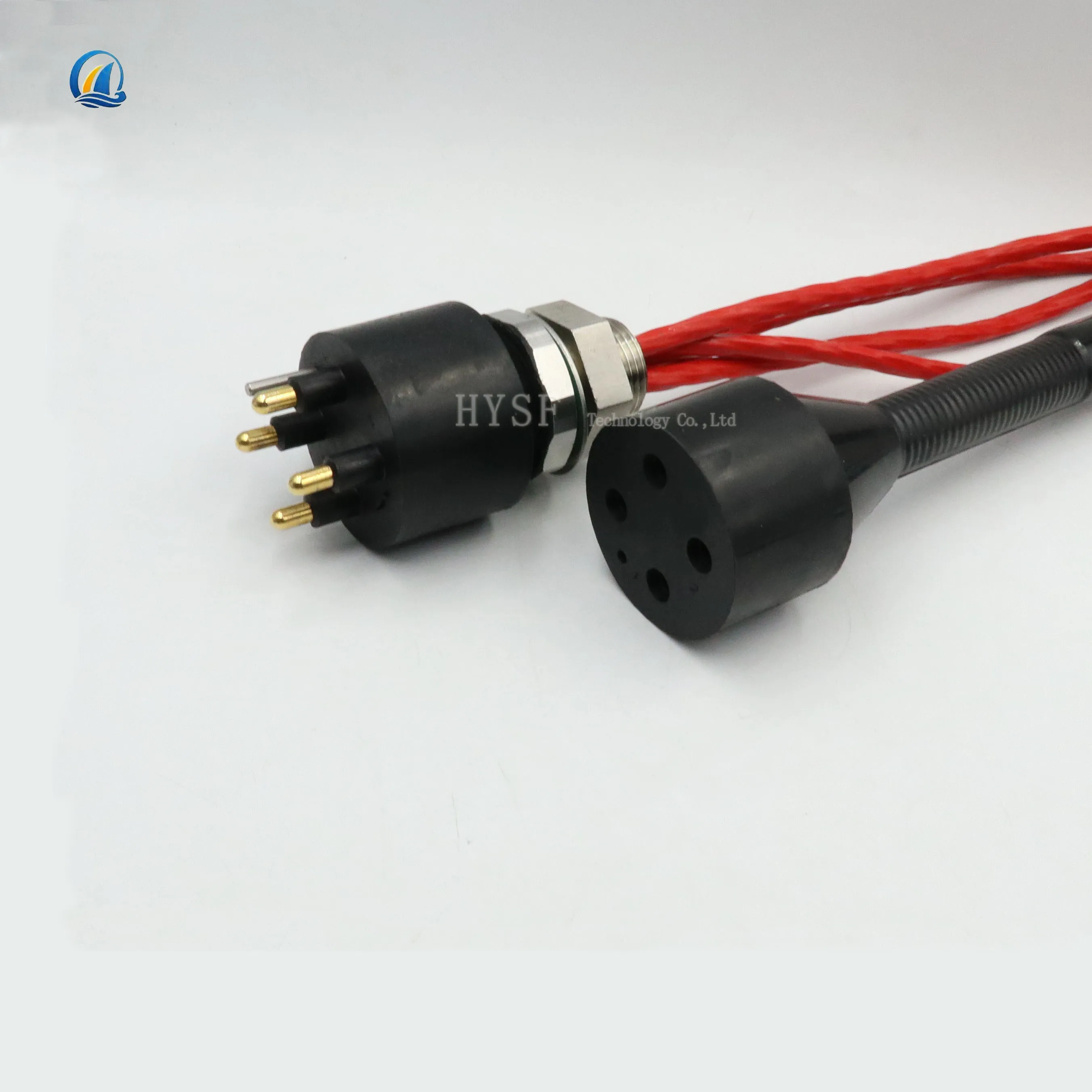 Good High Current Deep Water Pluggable Wet ROV Cable with Gold Plated Contact IP69 Seacon Underwater Connector 4-pin