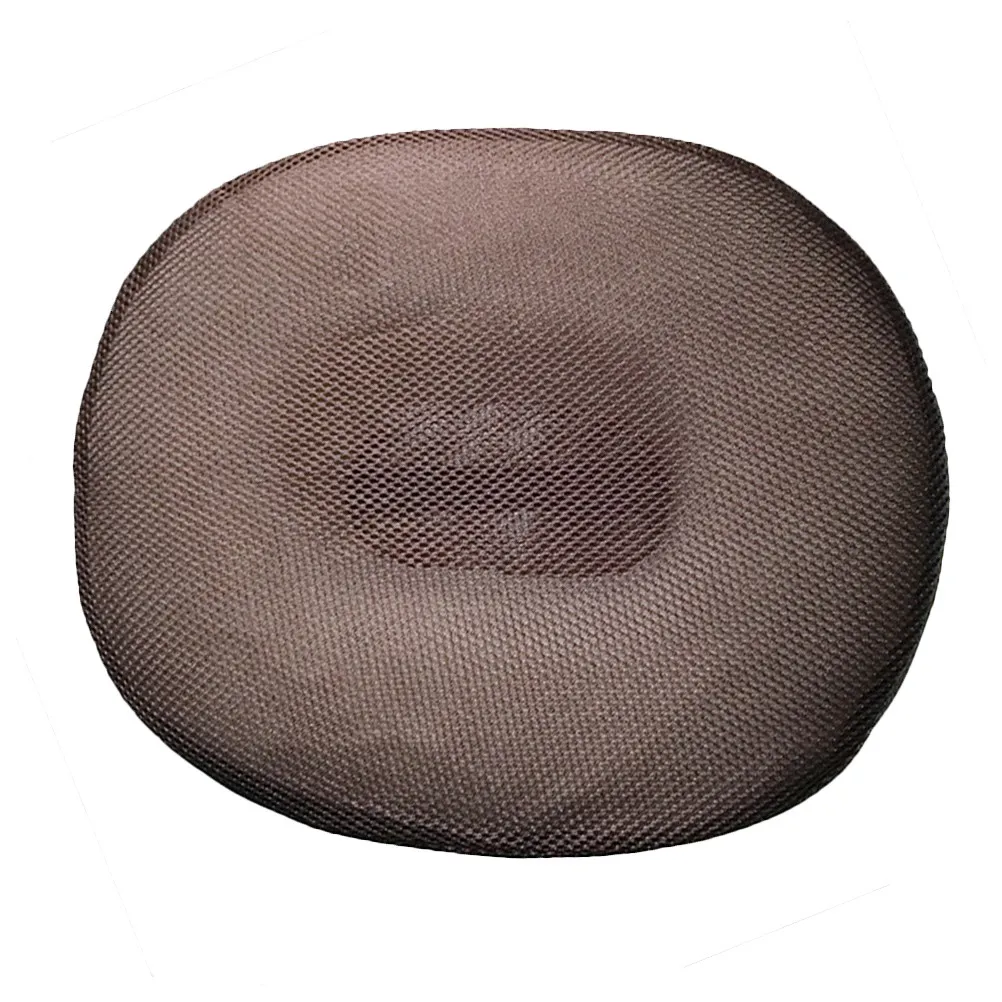 Cojín de malla hueca marrón para alivio del dolor de coxis, para coche, silla de oficina, silla de ruedas, cama, uso en hemorroides, colchoneta para cama