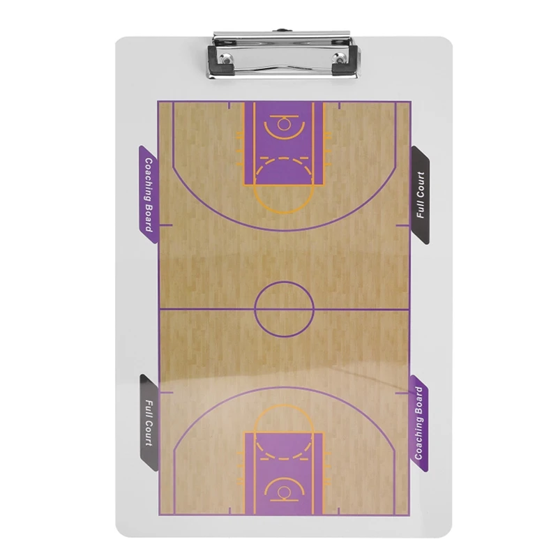 

1 PCS Basketball Board Tactics Coaching Board Dry Erase Coaches Clipboard Basketball Coaching Clipboard Basketball Board