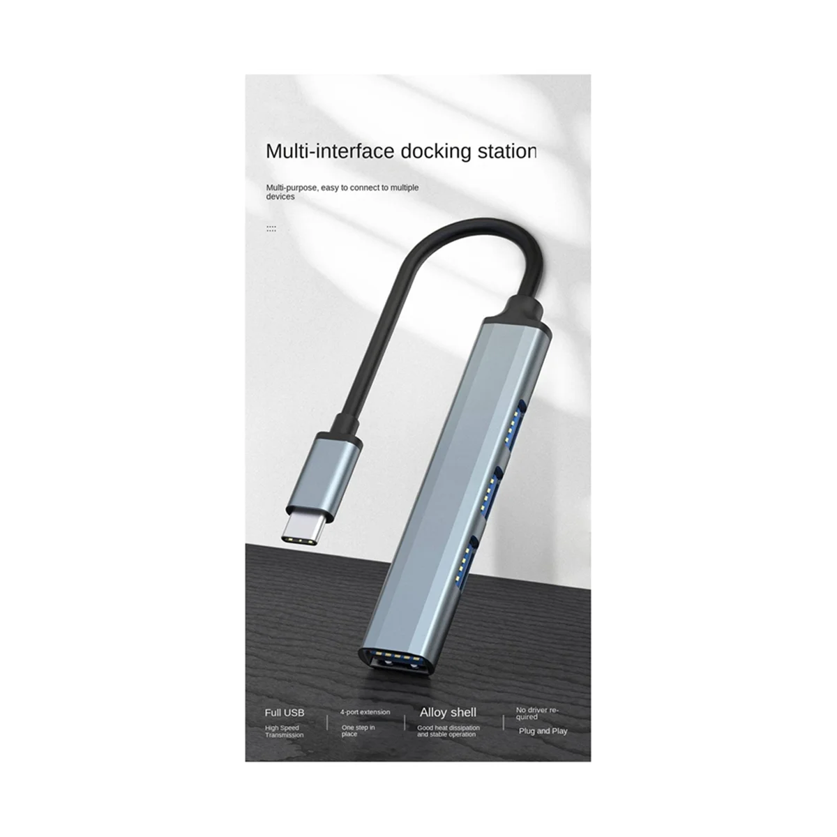 뛰어난 4 포트 USB 허브 분배기 멀티 허브 USB-USB 3.0 어댑터 USB 여러 포트 전원 어댑터