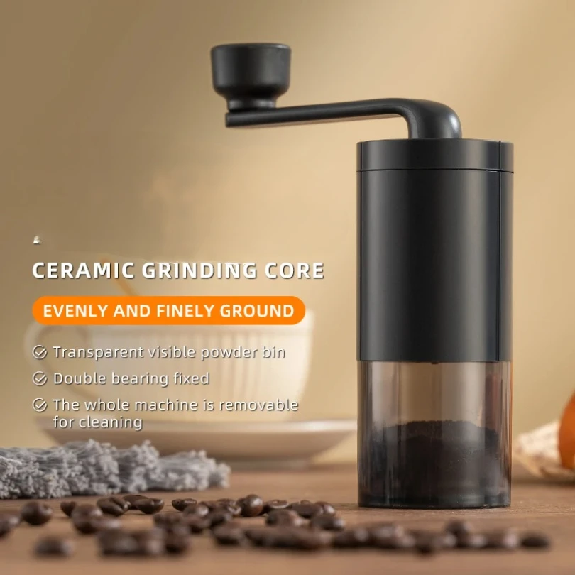

1PCS Manual Coffee Grinder Portable Grinder Home Outdoors Travel Hand Crank Coffee Grinder Adjustable Bean Grinder