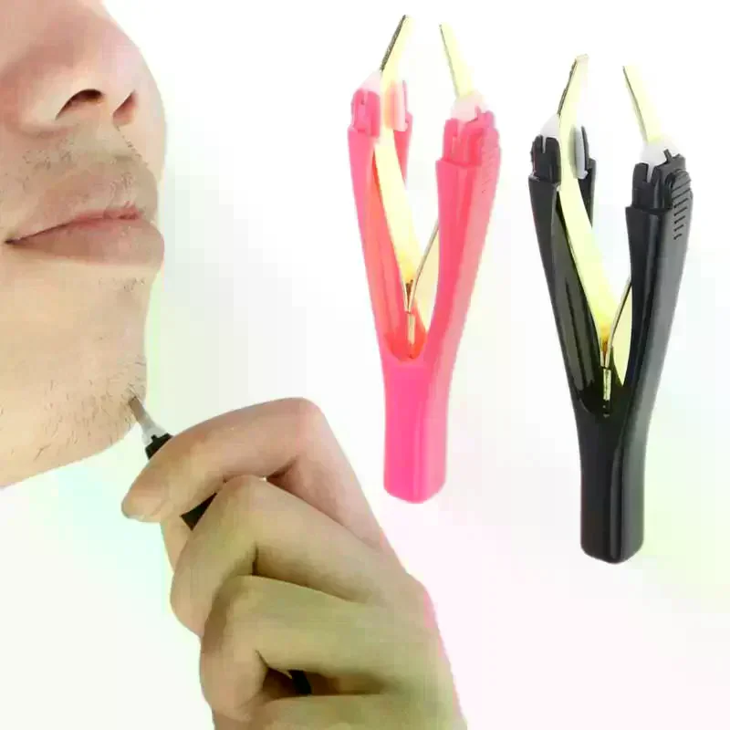 /Kuz/Tweezer Automatic Retratable Face Hair Beard Removal Stainless Steel Anti Rust Beauty Hair Puller Makeup Tool Eyebrow