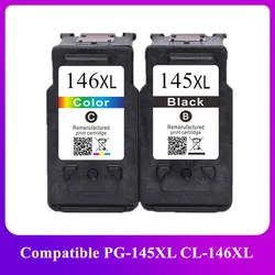 Remanufactured 145XL 146XL PG 145 146 XL Ink Cartridge for Canon PG145 CL146 PG-145 CL-146 for Pixma MG2410 MG2510 Printer