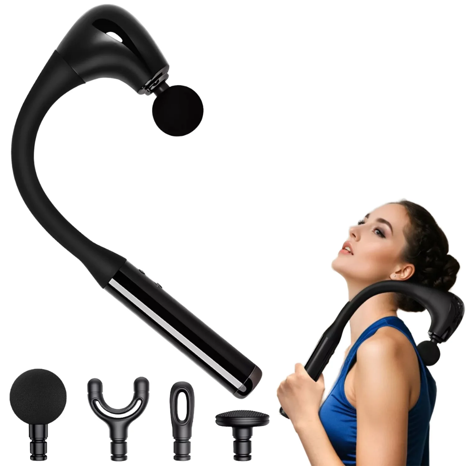 

Wholesale Multifunctional 5 Speeds Handheld Massage Hammer 7.4v Brushless Motor Electric Body Massager Tap Massage Stick