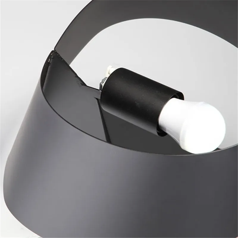 Minimalist table lamp Black and White Origami Lamp E27 LED Decorative Light for Living room bedroom bedside lamps