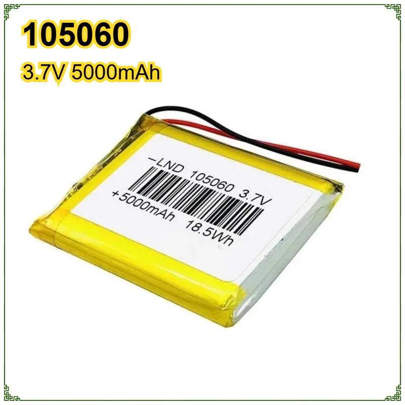 105060   3,7 V 5000 mAh Polymer-Lithium-Akku Power Bank GPS Locator LED-Licht Universal Bateria 3,7 V