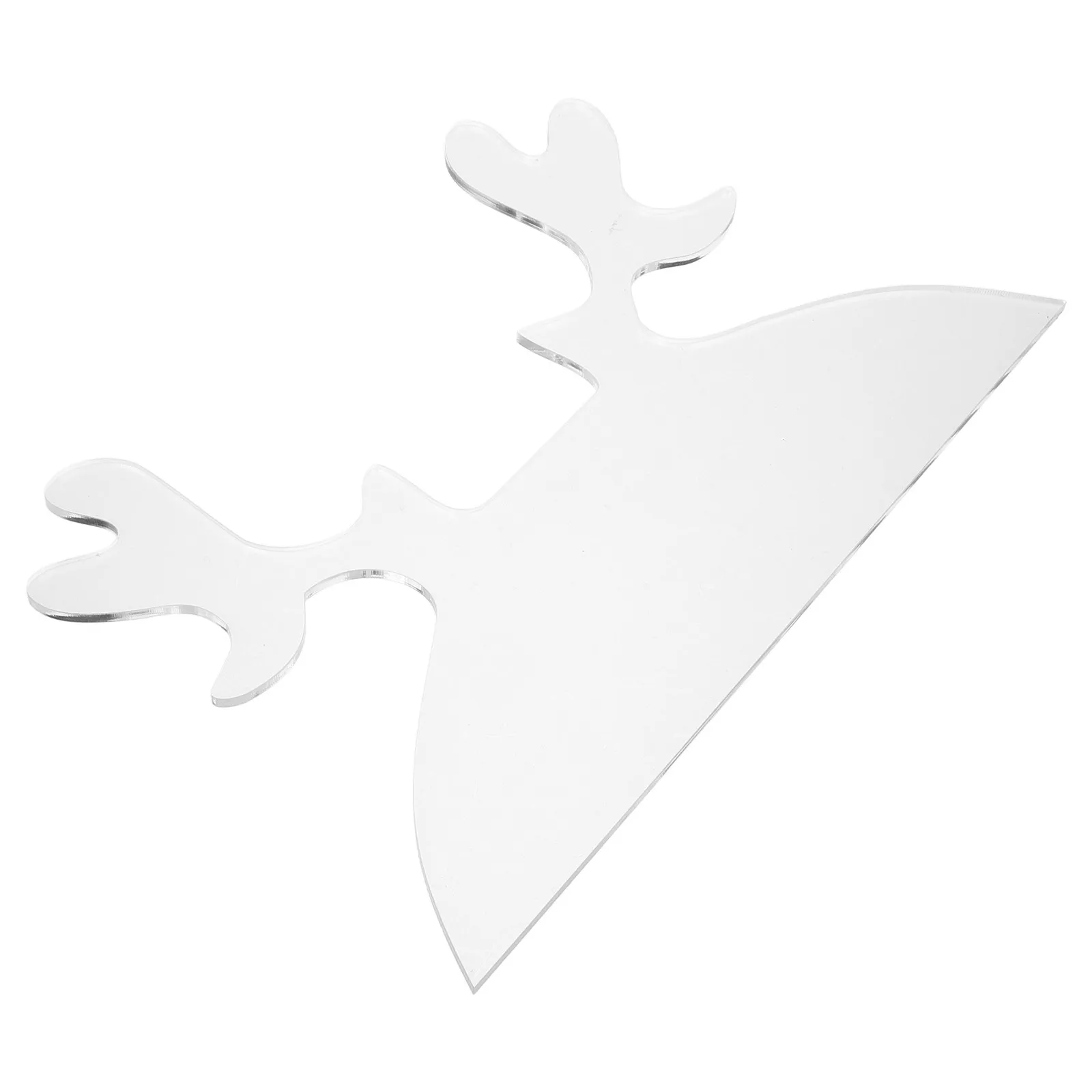 Clear Acrylic Cutting Board Handle Template Efficient Charcuterie Board Stencil Kitchen Woodworking Tracing Stencil