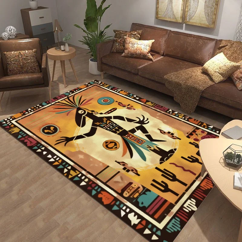 

Vintage Persia Carpets for Living Room Abstract Hall Study Large Area Rugs Ancient Egypt Bedroom Decoration Rug Floor Mat tapete