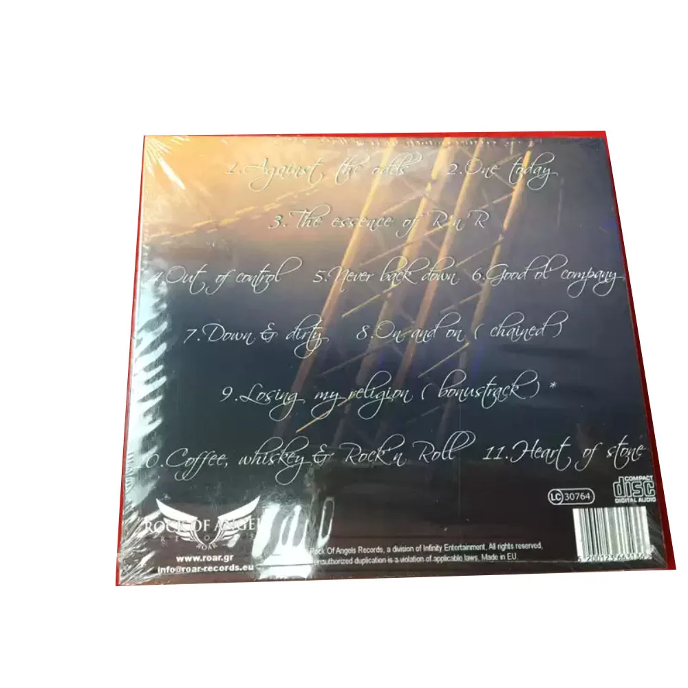 CDSainted Sinners Taste It: Hard Rock Base + Blues Guitar Riff, Prelude Scratching Ears, Lead Singer's Voice Is Rough and Tense