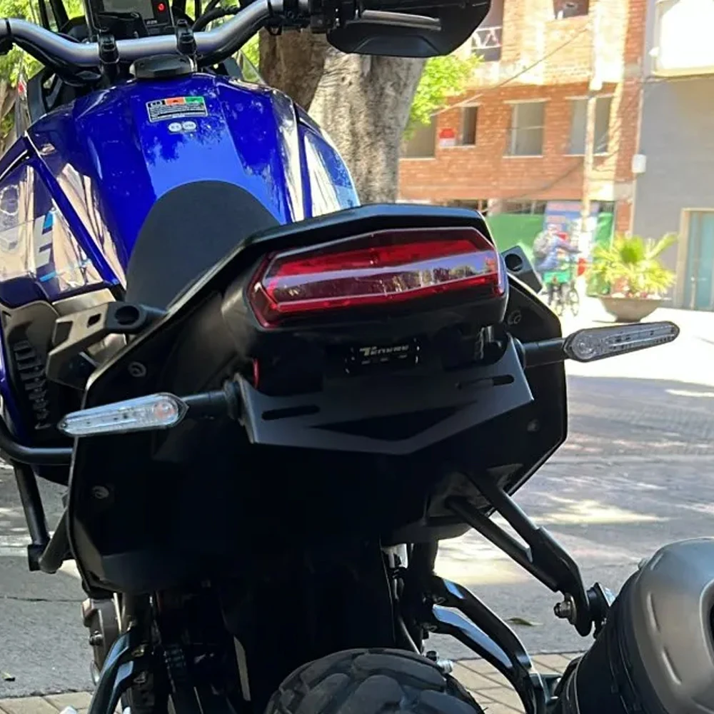 

Для Yamaha Tenere 700 T7 Rally XTZ700 2019-2025 2024, держатель заднего номерного знака мотоцикла, кронштейн, хвостовое аккуратное крыло, элиминатор