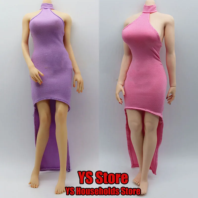 

Платье женское длинное эластичное Облегающее с открытой спиной и разрезом сбоку, 12 дюймов