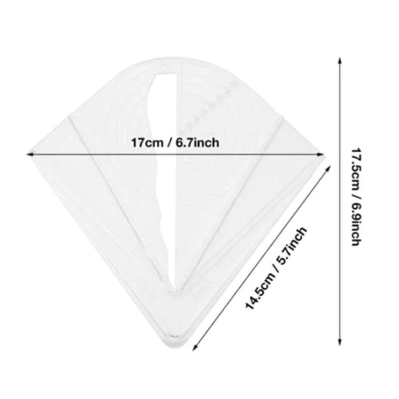 Y1UD Plastic Center Finder for Square Round Octagons Hexagon , Wood Turners Lathe Work Drawing Circle Tools