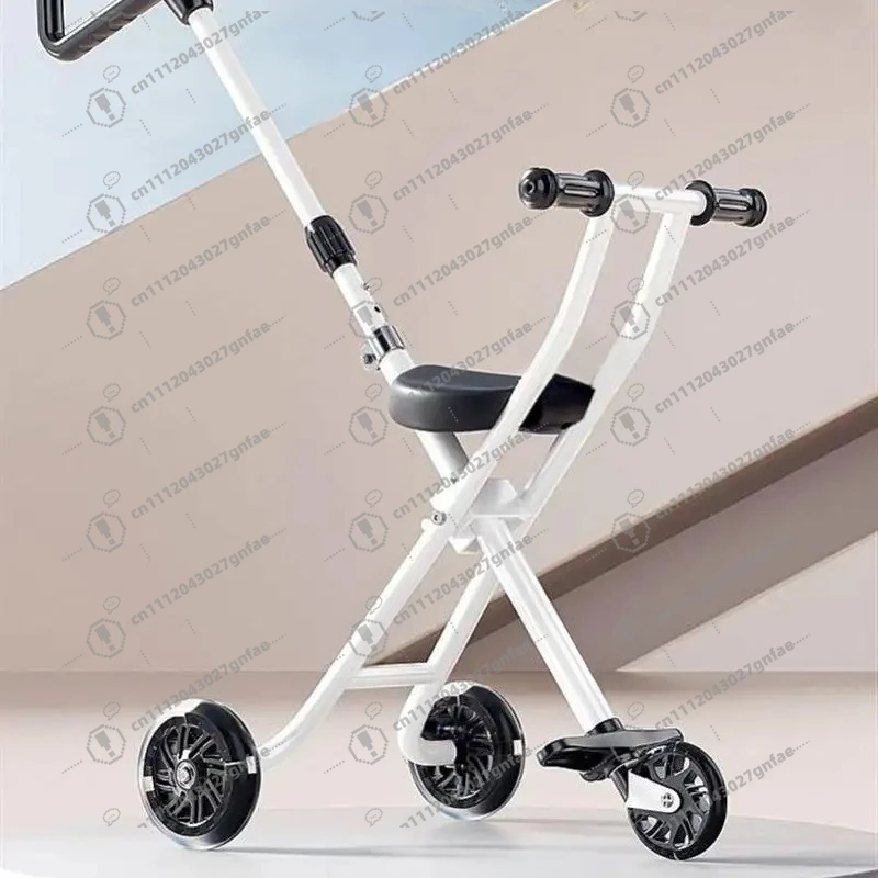 Older Children's Travel Cart Over 6-12 Years Old Simple Travel Outdoor Lightweight Baby Walking Artifact Foldable Trolley