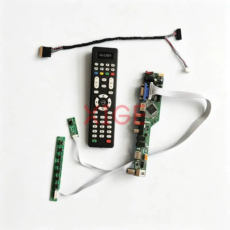 

For CLAA133UA01 LP133WD1 N133FGE LP133WD2 Controller Board Kit Laptop Monitor Panel 40Pin LVDS HDMI+VGA+AV+USB 1600*900 1600x900