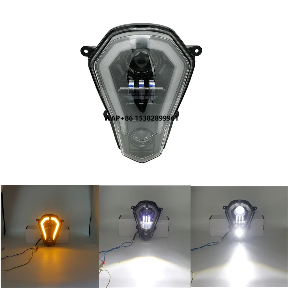 

Motorcycle Daylight Running Light LED Headlight Turn Signal for 125 200 250 390 2011-2016