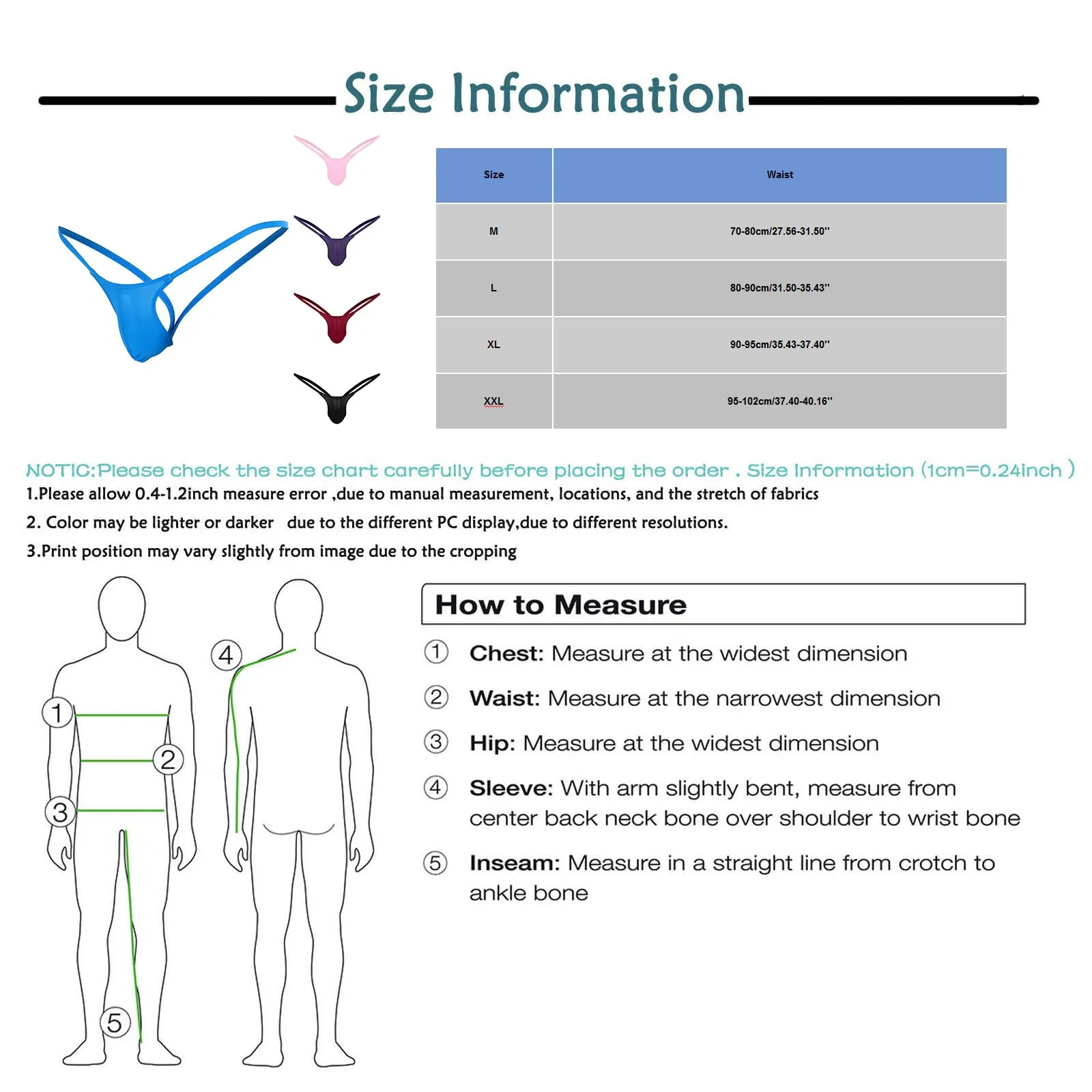 Open Back Herren Unterhose Low Rise Slips G-String Tanga Unterwäsche einfarbige Männer sexy Tanga männliche Unterwäsche