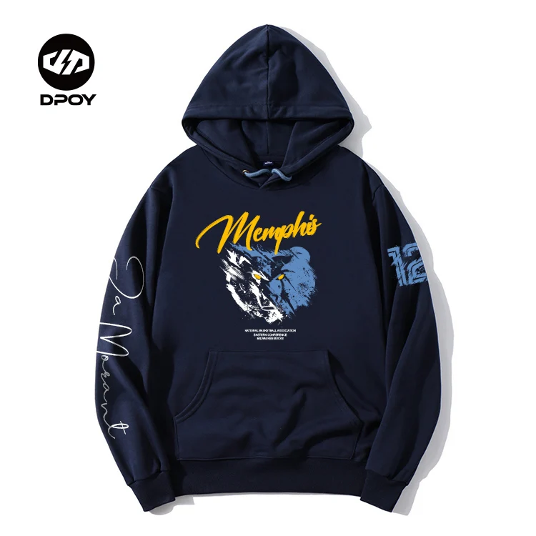 

Мужская толстовка DPOY Original Design Water-Media Grey Bear Morant High-Street, баскетбольная, весенне-осенняя, тонкая, повседневная