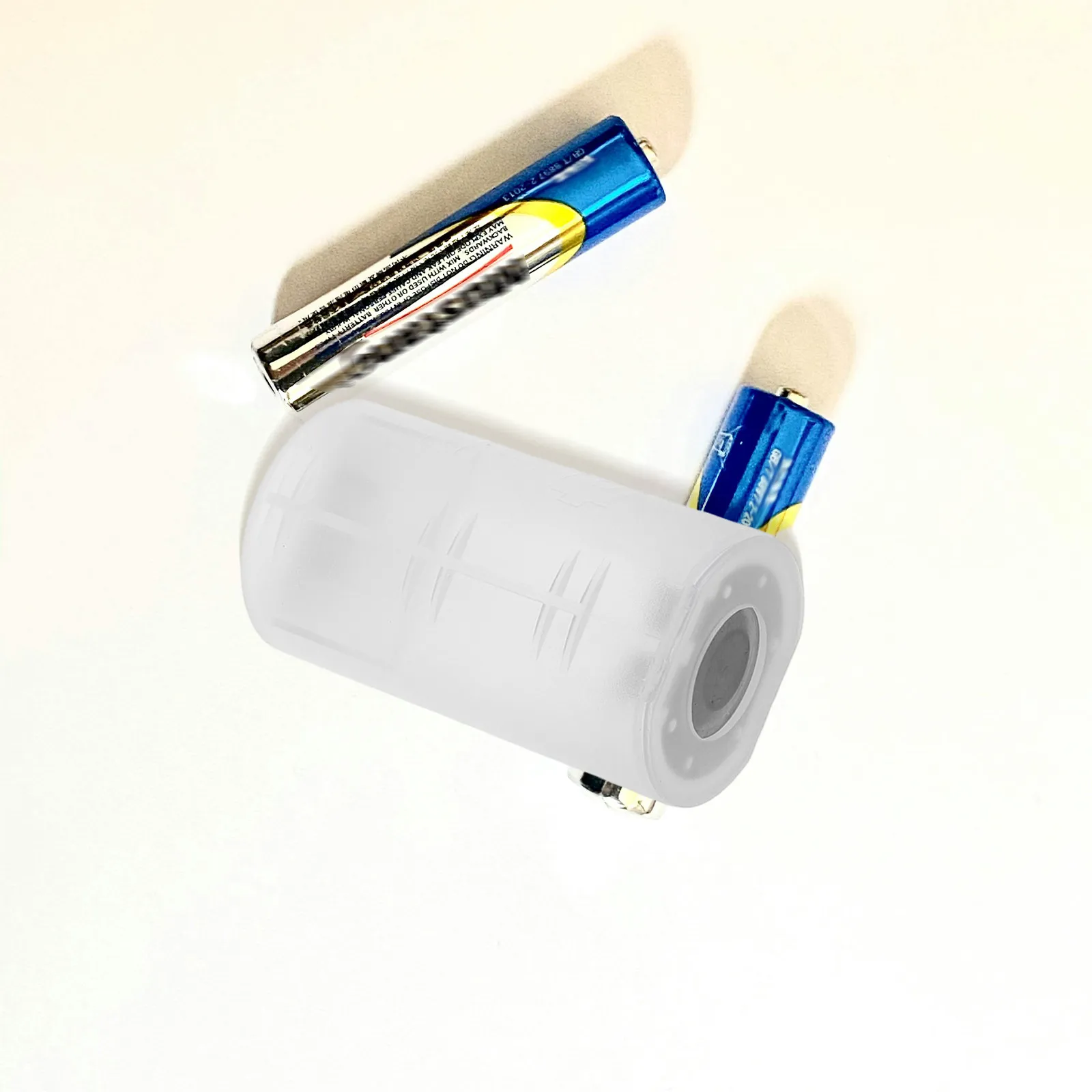 

4Pcs Plastic Battery Conversion Tube D Battery Adapter Converter Holder Longlasting Reliable for Multiscenario Use