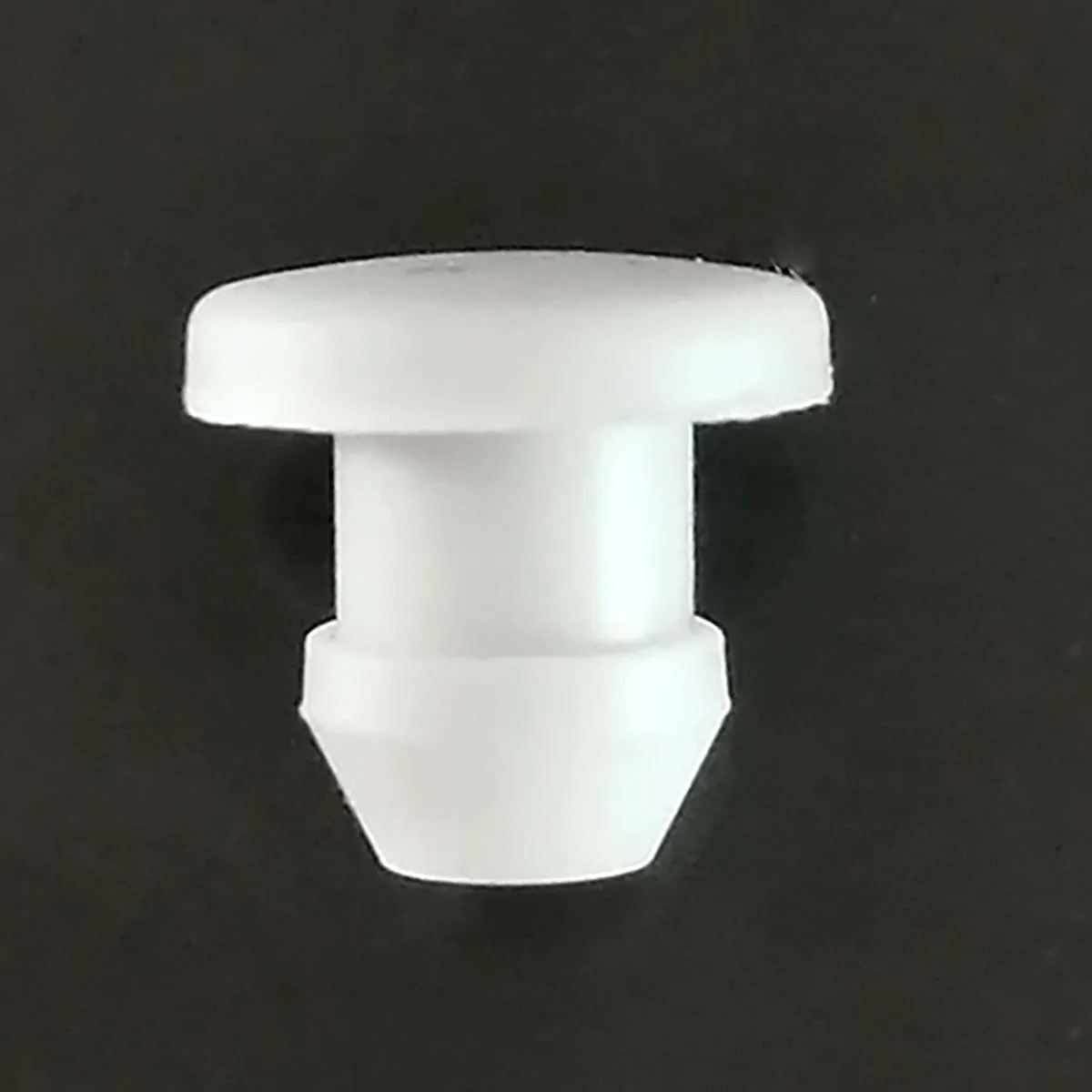 5.5 - 20 mm White Silicone Rubber Hole Caps Solid T-type Plug Cover Snap-on Gasket Blanking End Cap Seal Stopper