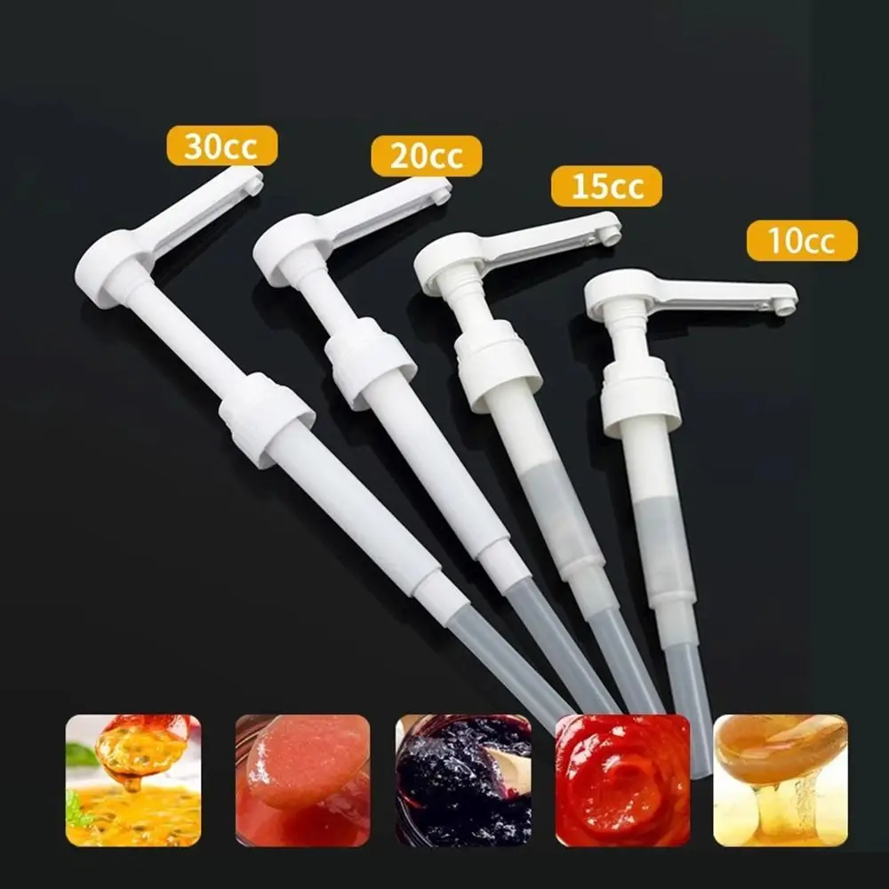 Garrafa de imprensa de xarope de café durável 1600ml com escala dispensador de gotejamento de xarope de grande capacidade 5/8/10cc garrafa de distribuição de loção