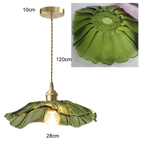 

​Spring Flower Glass Pendant Lights for Bedroom Living Room | Dimmable Chandelier Lighting Fixture with Easy Installation