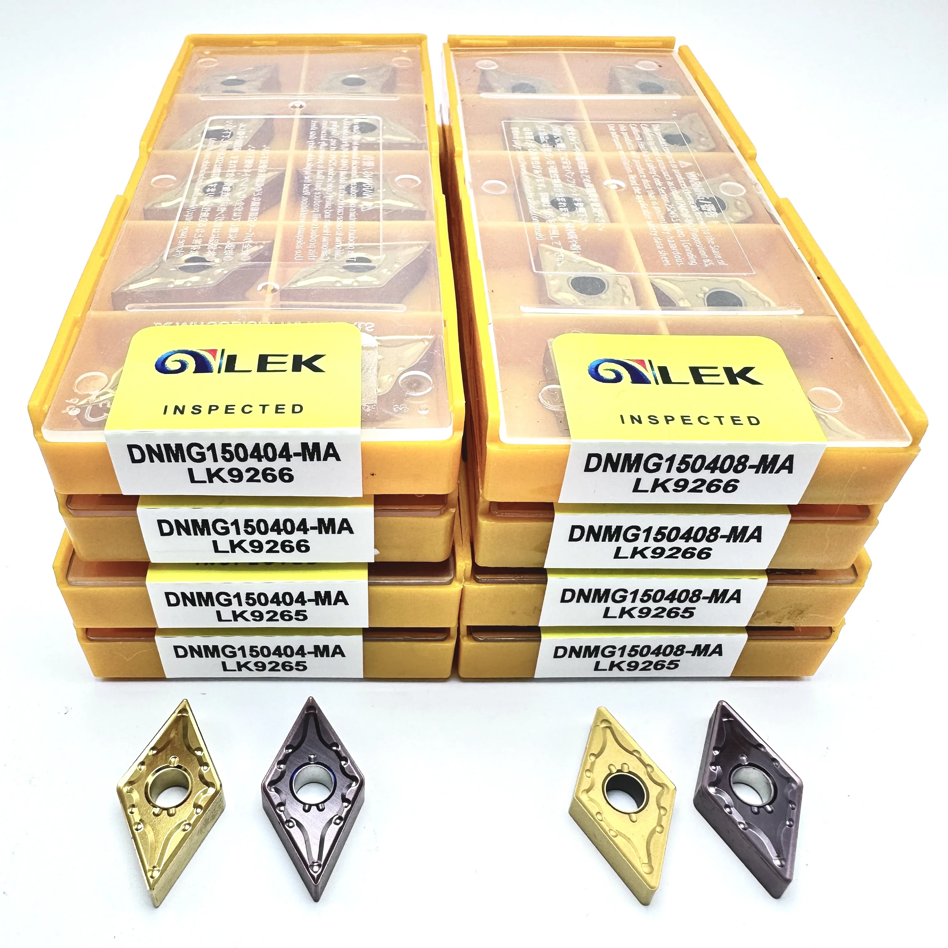 DNMG150404 DNMG150408-MA LK9265 كربيد إدراج أداة تحول خارجية مخرطة أداة عالية الجودة تحول إدراج معالجة الصلب