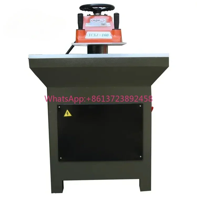 16T Leather/cloth/rubber/plastic Clicker Press Machine Hydraulic Swing Arm Die Cutting Machine Sole Leather Cutting Mac