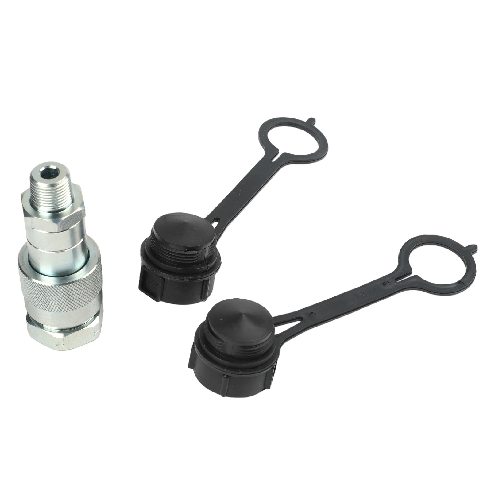 Hydraulic Quick Connector Set for Hydraulic Jacks and Cylinders Compatible with 3000 Series and Enerpac Models