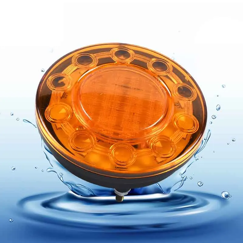 10X العالمي بدوره إشارة ماركر أضواء 24 فولت مقاوم للماء RV قافلة تخييم حافلة مقطورة شاحنة 17 LED جولة تحذير وقف مصباح #3