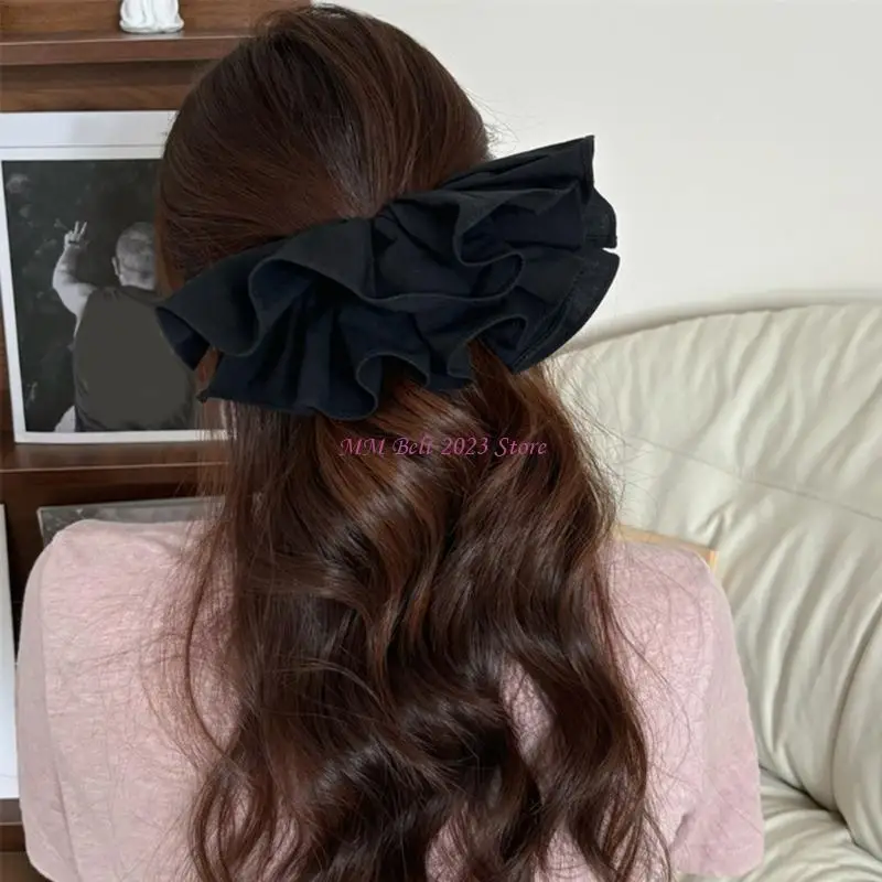 49me geavanceerde dubbele laag kanten haarband dubbele laag elastische haar scrunchies hoofddeksels geschikt voor verschillende