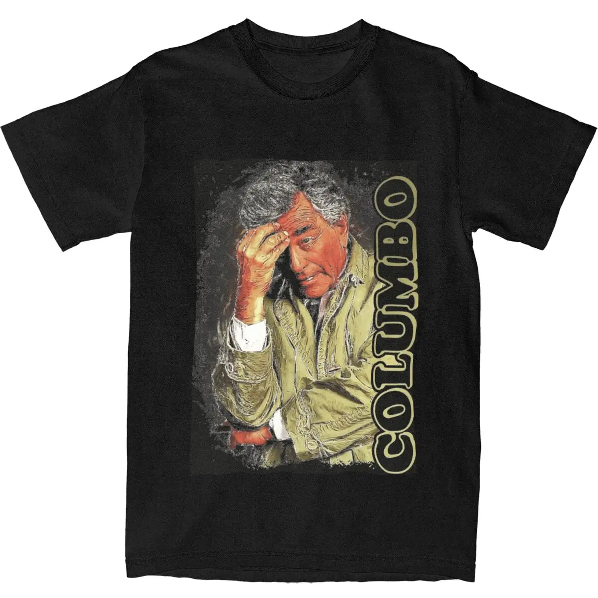 

Columbo T-Shirt Novelty T Shirts Short-Sleeved Classic Tshirt Summer 100% Cotton O Neck 4XL 5XL 6XL Clothing