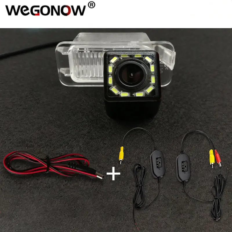 HD Wireless Car CCD Rear Camera Fisheye 12led dynamic Night Vision bracket For Ford Fiesta Focus 2 S Max Mondeo Kuga Escape 2013