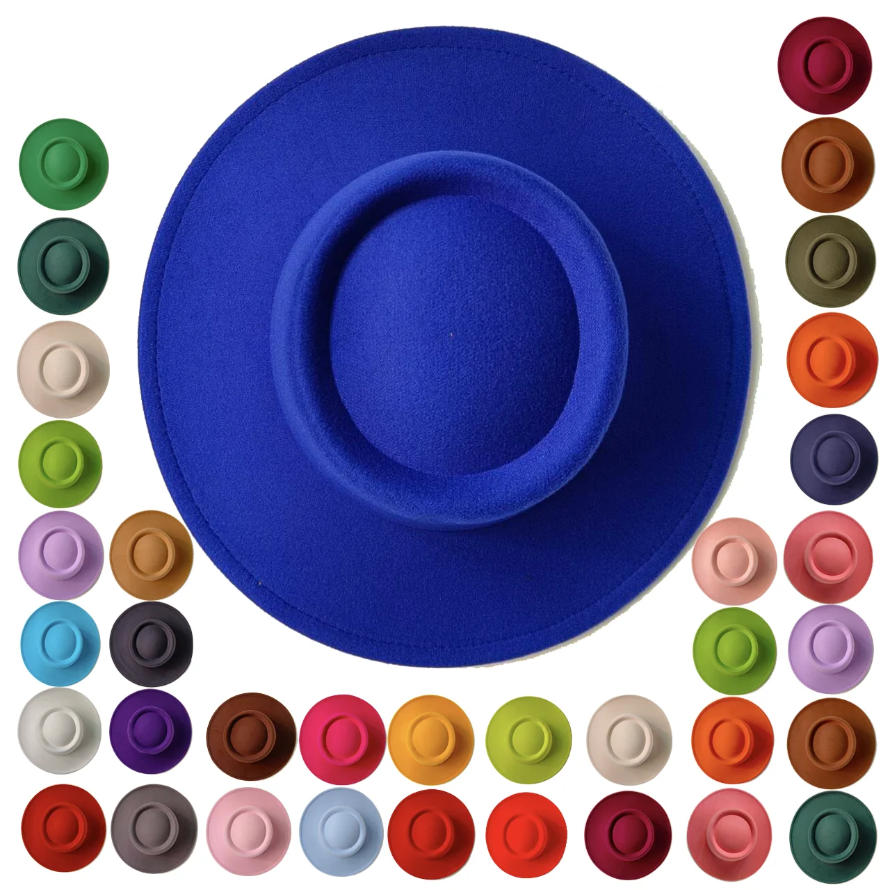 Brytyjski styl 8CM Fedora z szerokim rondem kapelusz damski moda jesień/zima wieprzowina kapelusz kapelusz ślubny jazzowy kapelusz Gorras para hombres