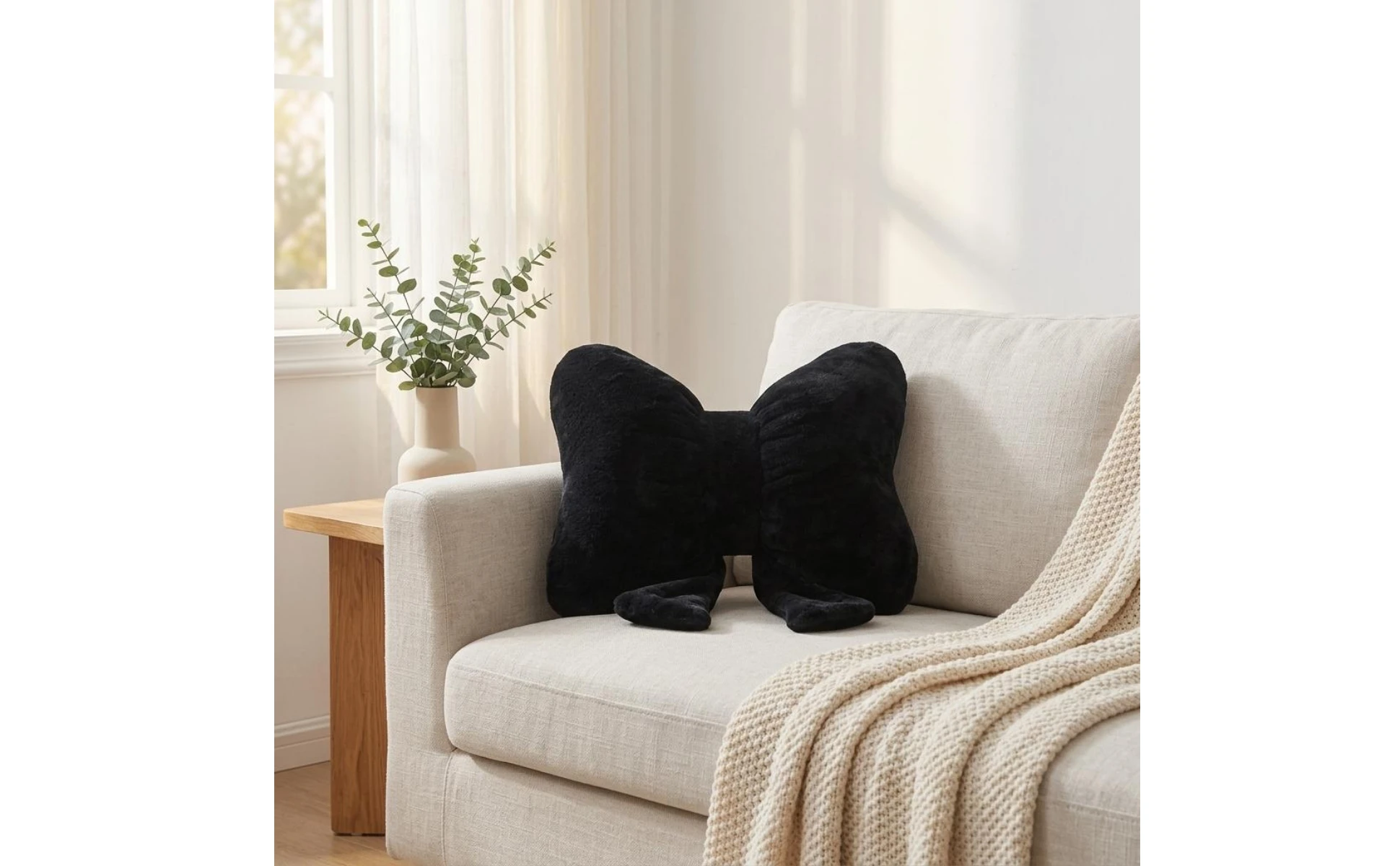 Butterfly Bow Cushion Soft Butterfly Knot Pillow Bowknot Soft Pillow Cute Home Decor Vacuum Packed Butterfly Bow Cushion Soft Butterfly Knot Pillow Bowknot Soft Pillow Cute Home Decor Vacuum Packed