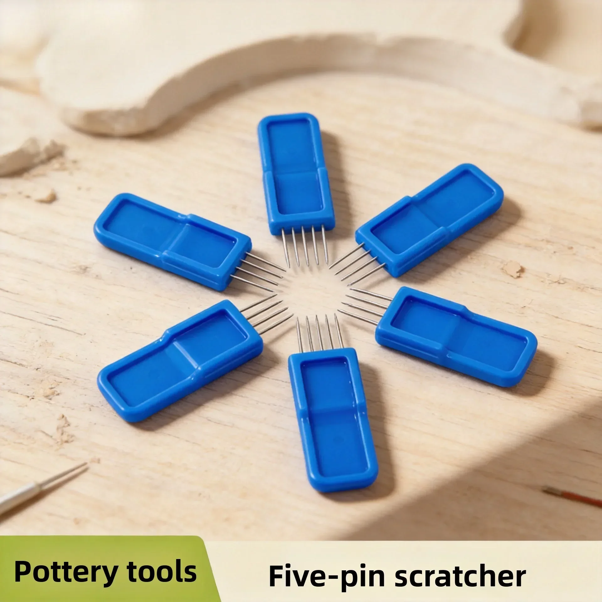 Pottery Tool Clay Scratching Needle Brush Mud Bonding Texturing Maker Aesthetic Handcraft Accessory For Ceramic Sculpting