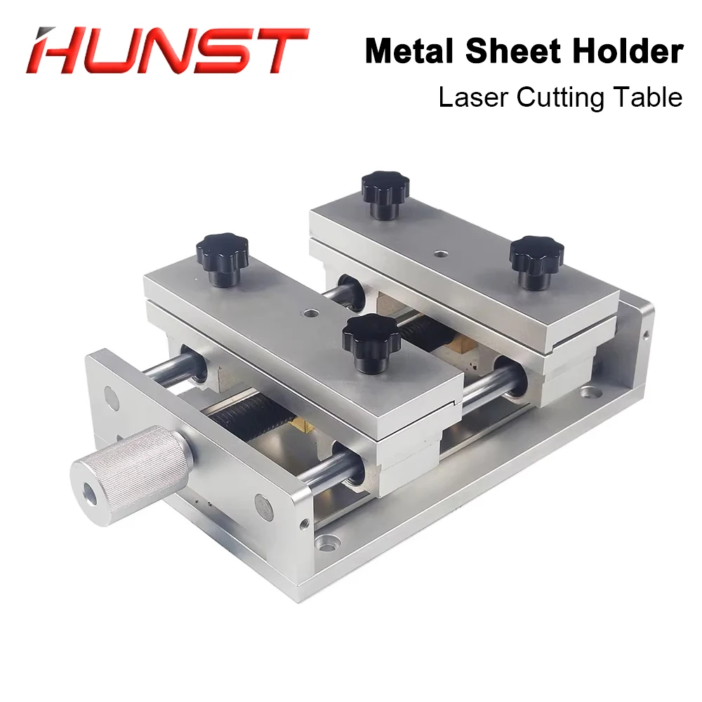 HUNST Fixture Worktable for Laser Marking Cutting Engraving Machine Gold Silver Metal Ceramics Clamp Table Thin Foil Holde