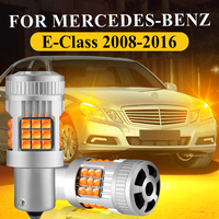 Front Turn Signal LED Lights For Mercedes-Benz E-Class W212 W211 A207 C20 S212 Car LED Blinker Bulb Amber Indicator Lamp 2PCS